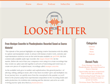 Tablet Screenshot of loosefilter.com